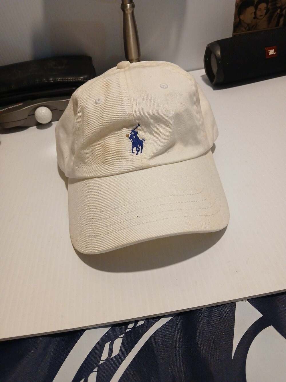 Polo Ralph Lauren Baseball Cap One Size White Cotton